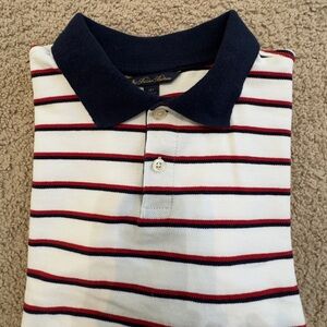 Brooks Brothers Long Sleeve Striped Polo Shirt 12Y